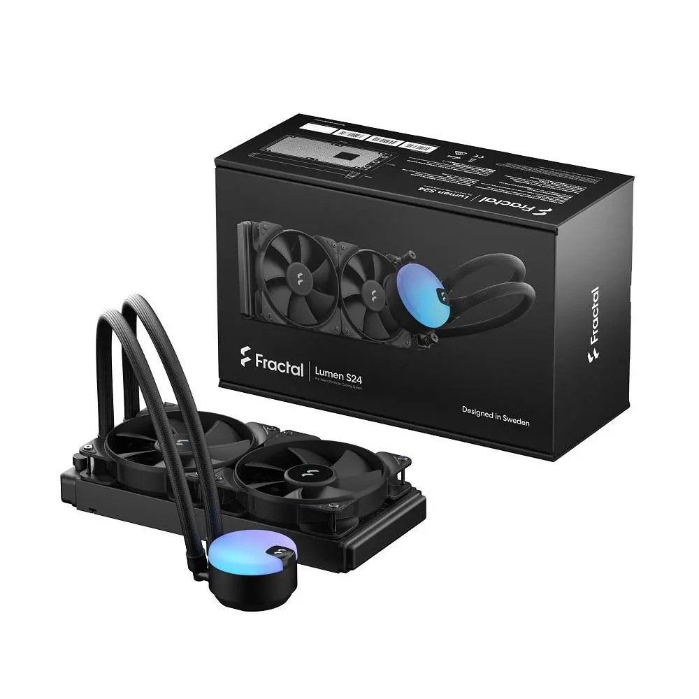 Fractal Design Lumen S24 V2 240mm CPU Liquid Cooler - Black - Image 7