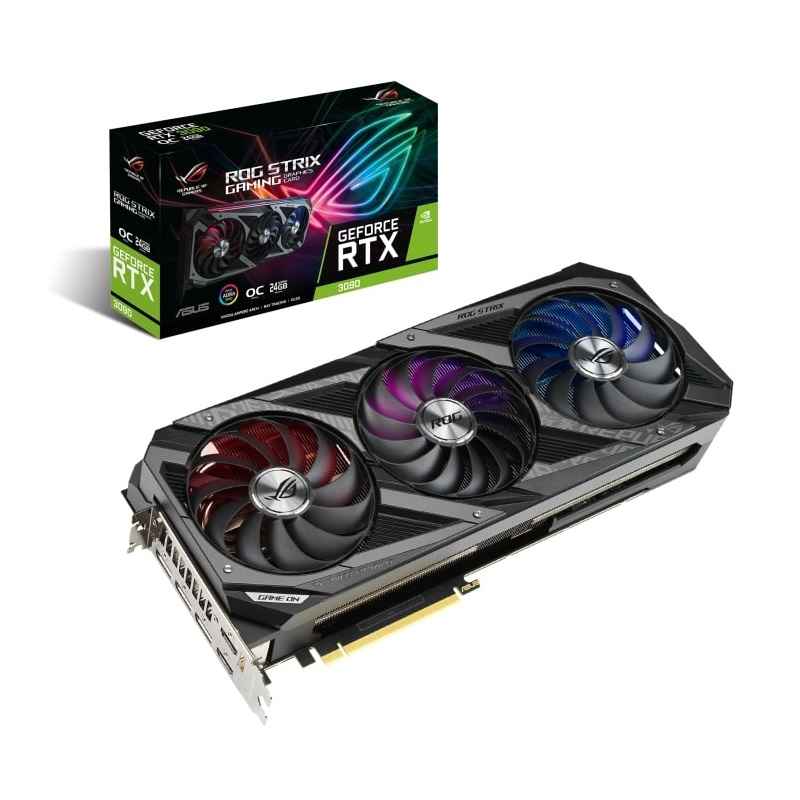 Asus ROG Strix Nvidia GeForce RTX 3090 Gaming OC 24GB GDDR6X Graphics Card