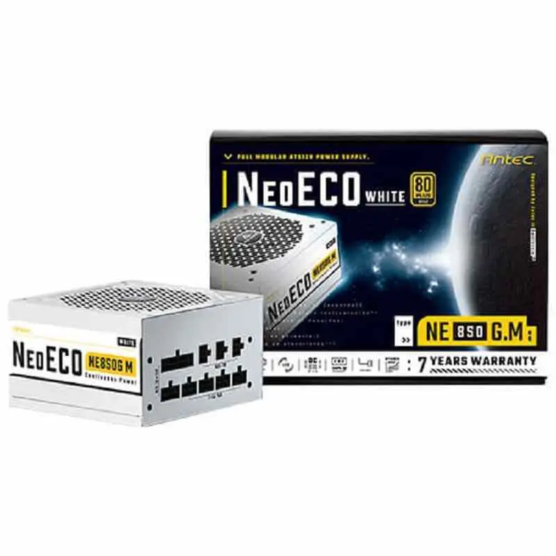 Antec NE850G M White 850Watt 80 Plus Gold SMPS