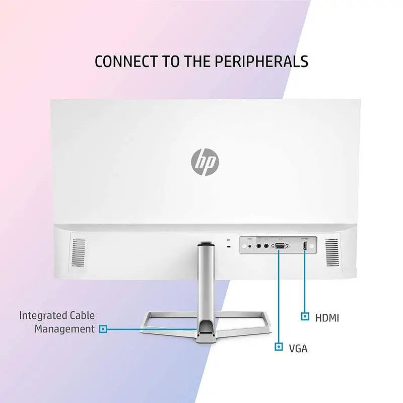 HP M24fwa 24 inches IPS Panel Full HD LED Monitor With In-Built Speakers - Image 5