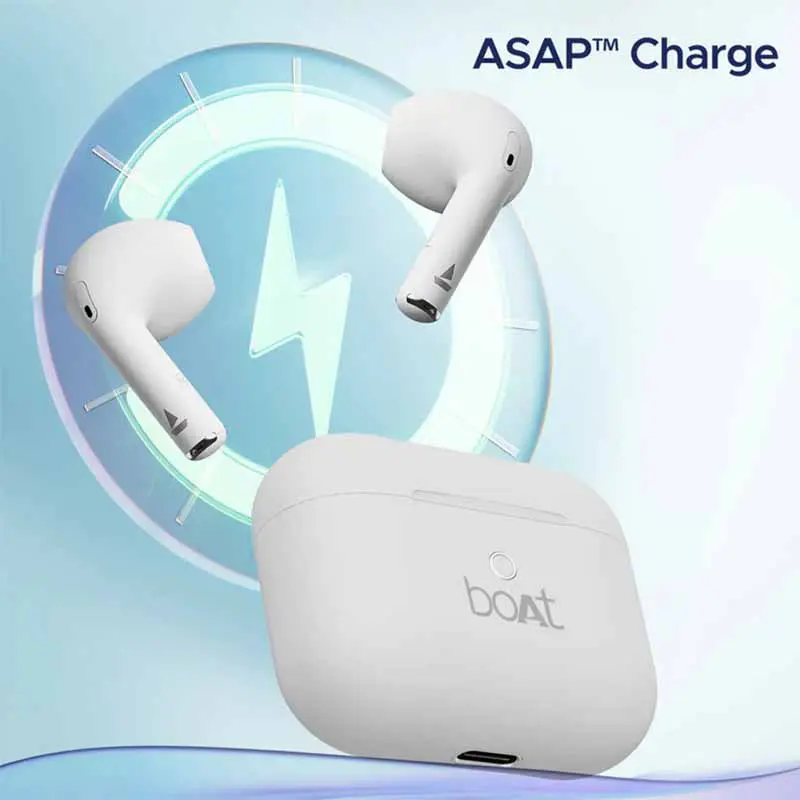 boAt Airdopes Alpha Wireless Earbuds White