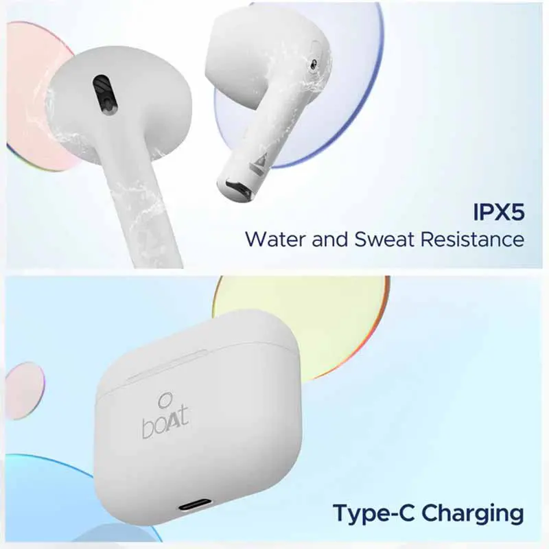 boAt Airdopes Alpha Wireless Earbuds - White - Image 5