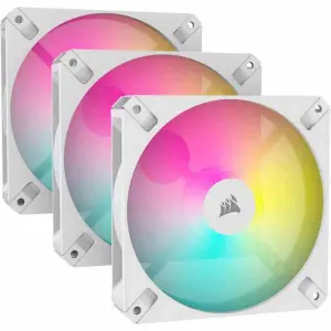 Corsair iCUE AR120 Digital RGB 120mm Triple Pack Cabinet Fan White