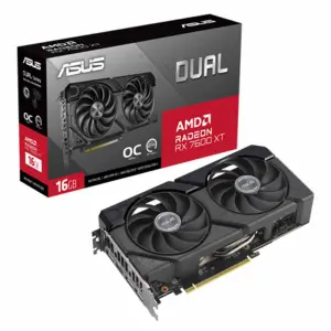 Asus Dual AMD Radeon RX 7600 XT OC Edition 16GB GDDR6 Graphics Card