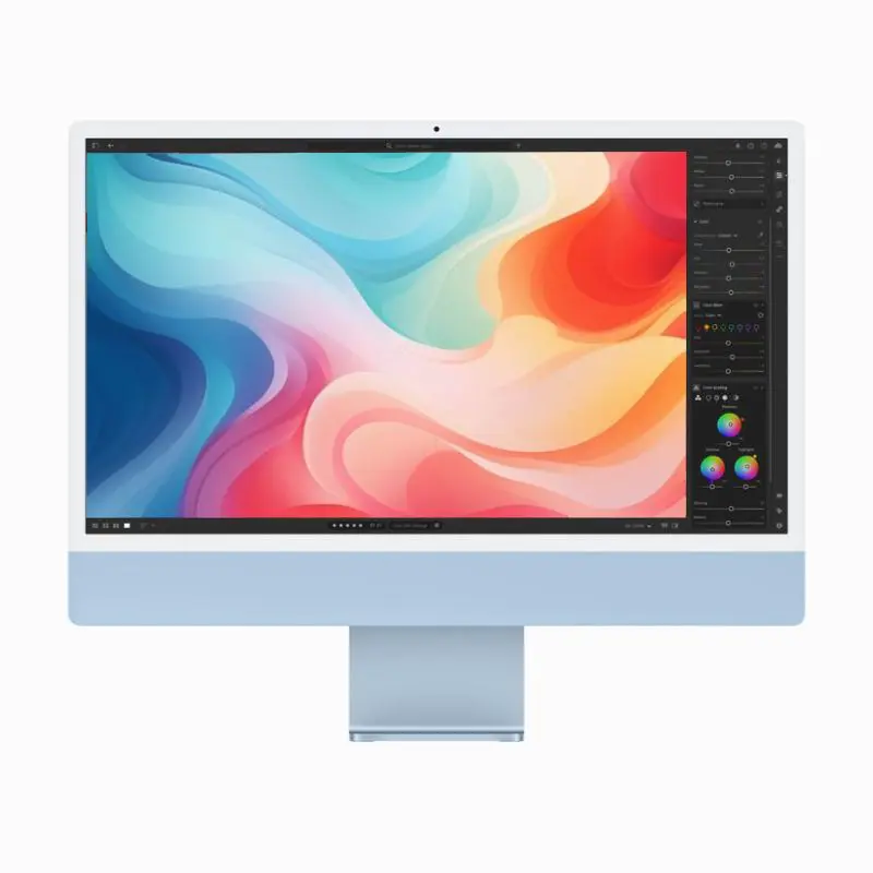 Apple iMac M3 Blue 24 inch 4.5K Retina Display Apple M3 Chip 8GB RAM 512GB SSD