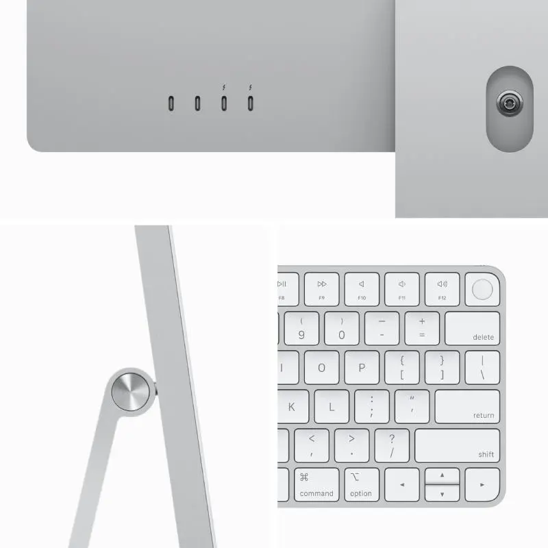 Apple iMac M3 - Silver | 24 inch 4.5K Retina Display, Apple M3 Chip, 8GB RAM, 512GB SSD - Image 5