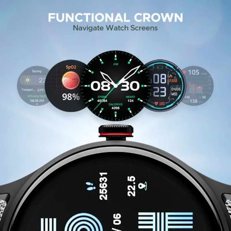boAt Primia Celestial Bluetooth Calling Smartwatch Silver Metal