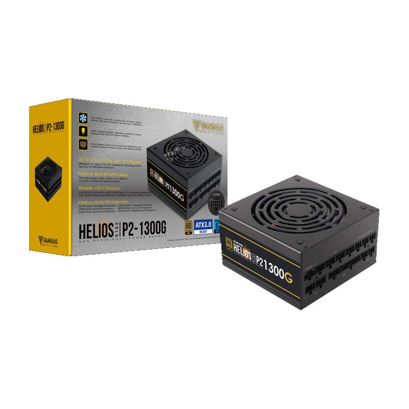 Gamdias Helios P2-1300G Fully Modular 1300 Watt 80 Plus Gold SMPS