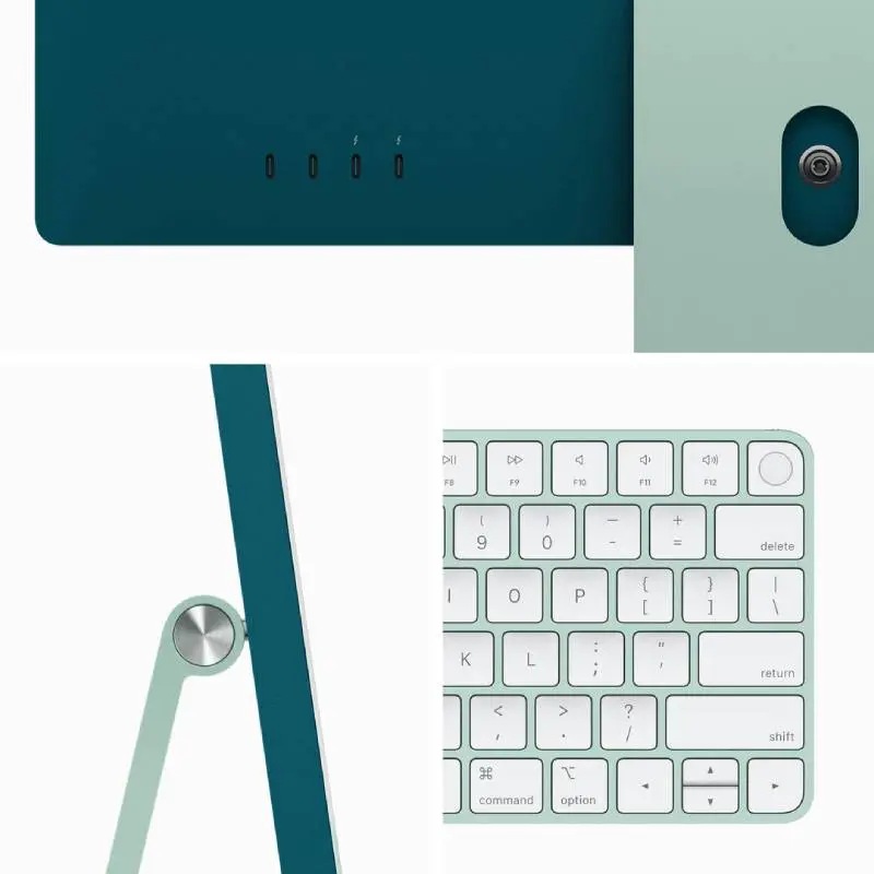 Apple iMac M3 - Green | 24 inch 4.5K Retina Display, Apple M3 Chip, 8GB RAM, 512GB SSD - Image 5