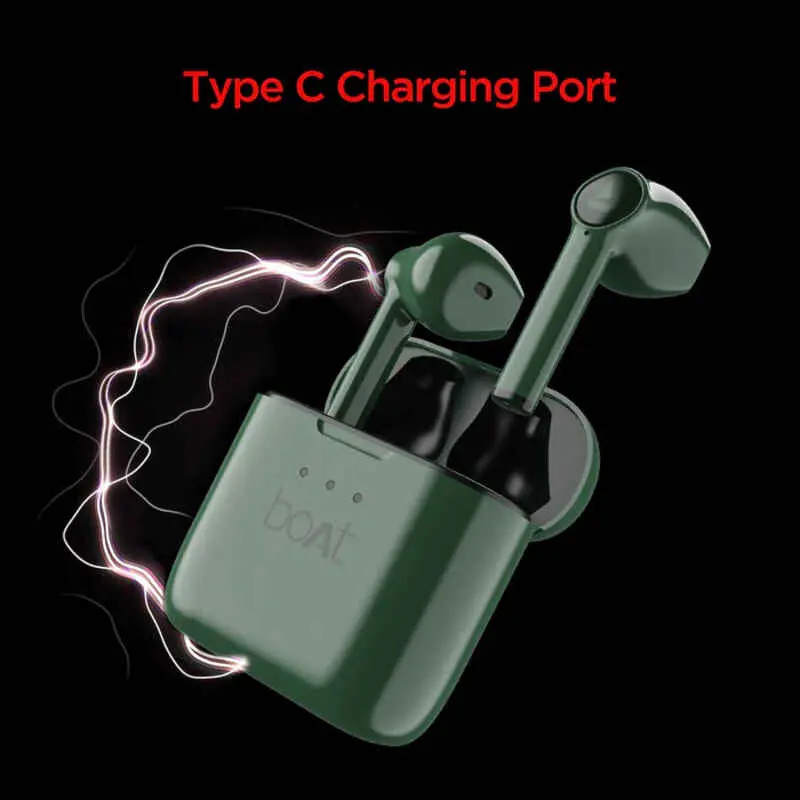Boat Airdopes 138 Wireless Earbuds - ViperGreen