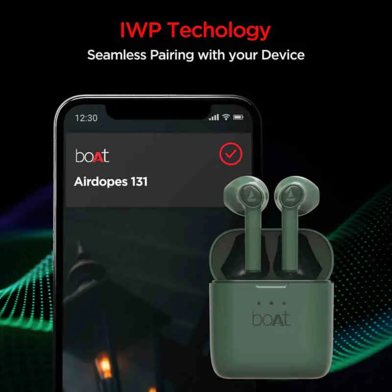 Boat Airdopes 138 Wireless Earbuds - ViperGreen