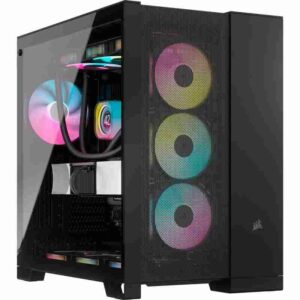 Corsair 6500d Dual Chamber Mid-tower Cabinet - Black