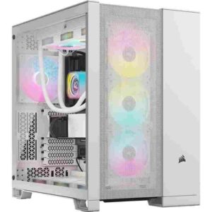 Corsair 6500d Dual Chamber Mid-tower Cabinet - White