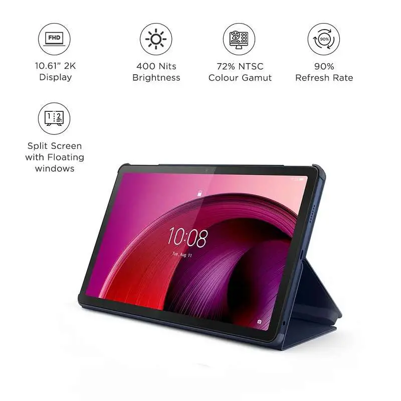 Lenovo Tab M10 5G WiFi 5G Calling 10.61 inch 90Hz 2K Display Snapdragon 695 6GB RAM 128GB Storage
