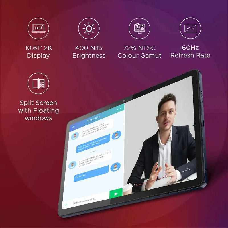 Lenovo Tab M10 5G WiFi 5G Calling 10.61 inch 2K Display Snapdragon 695 4GB RAM 128GB Storage