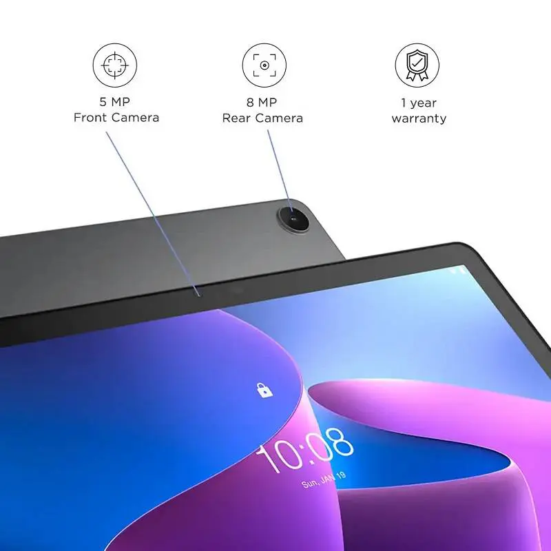 Lenovo Tab M10 FHD 3rd Gen - WiFi, 10.1 inch Display, Unisoc T610, 4GB RAM, 64GB Storage - Image 6