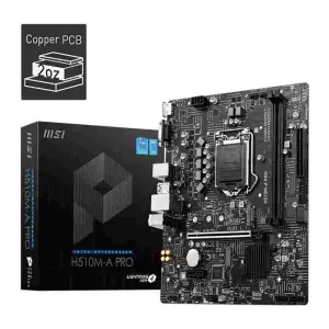 MSI H510M-A PRO DDR4 Micro ATX Motherboard