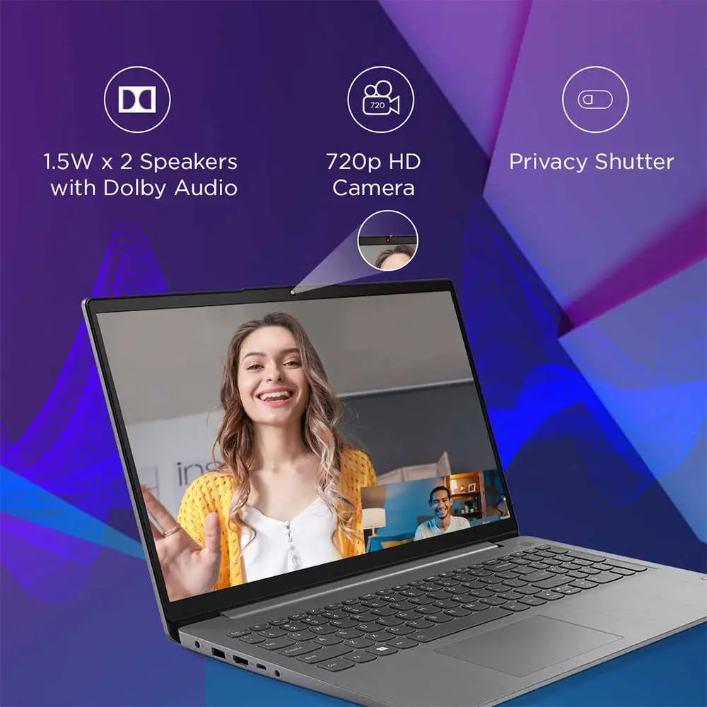Lenovo IdeaPad Slim 3 Laptop - 15.6 inch FHD Display, Core i3 12th Gen, 8GB DDR4 RAM, 512GB SSD - Image 6