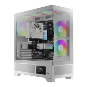 Gamdias Atlas M1 Mid Tower Pc Cabinet - White0