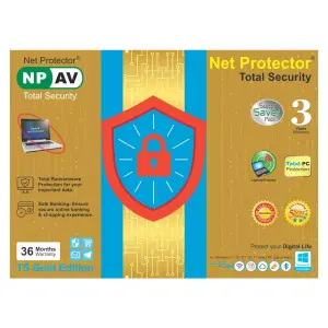 NPAV Net Protector Total Security Gold Edition 1 User 3 Years for PC and Mac