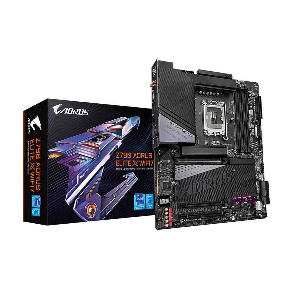 Gigabyte Z790 Aorus Elite X WIFI7 ATX Motherboard – Intel Z790 Express Chipset, LGA1700 Socket