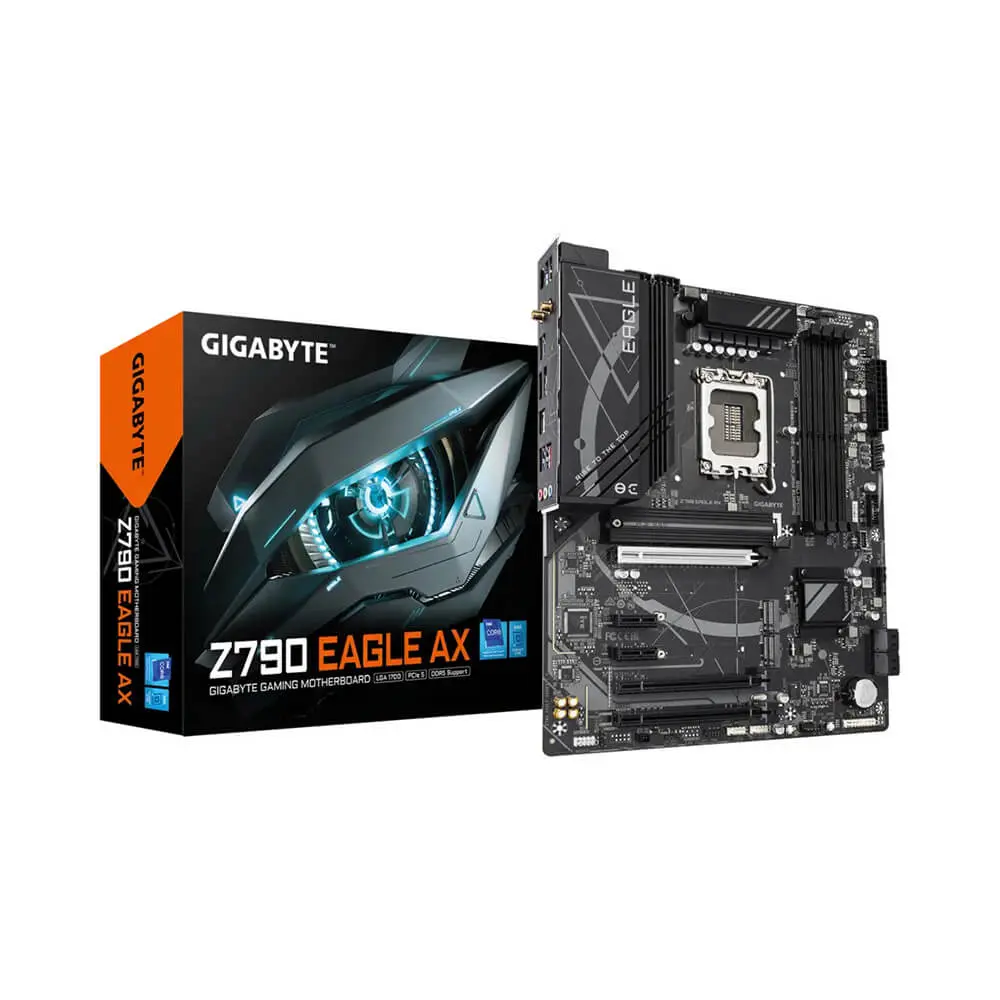Gigabyte Z790 Eagle AX ATX Motherboard – Intel Z790 Express Chipset, LGA1700 Socket (rev. 1.0)