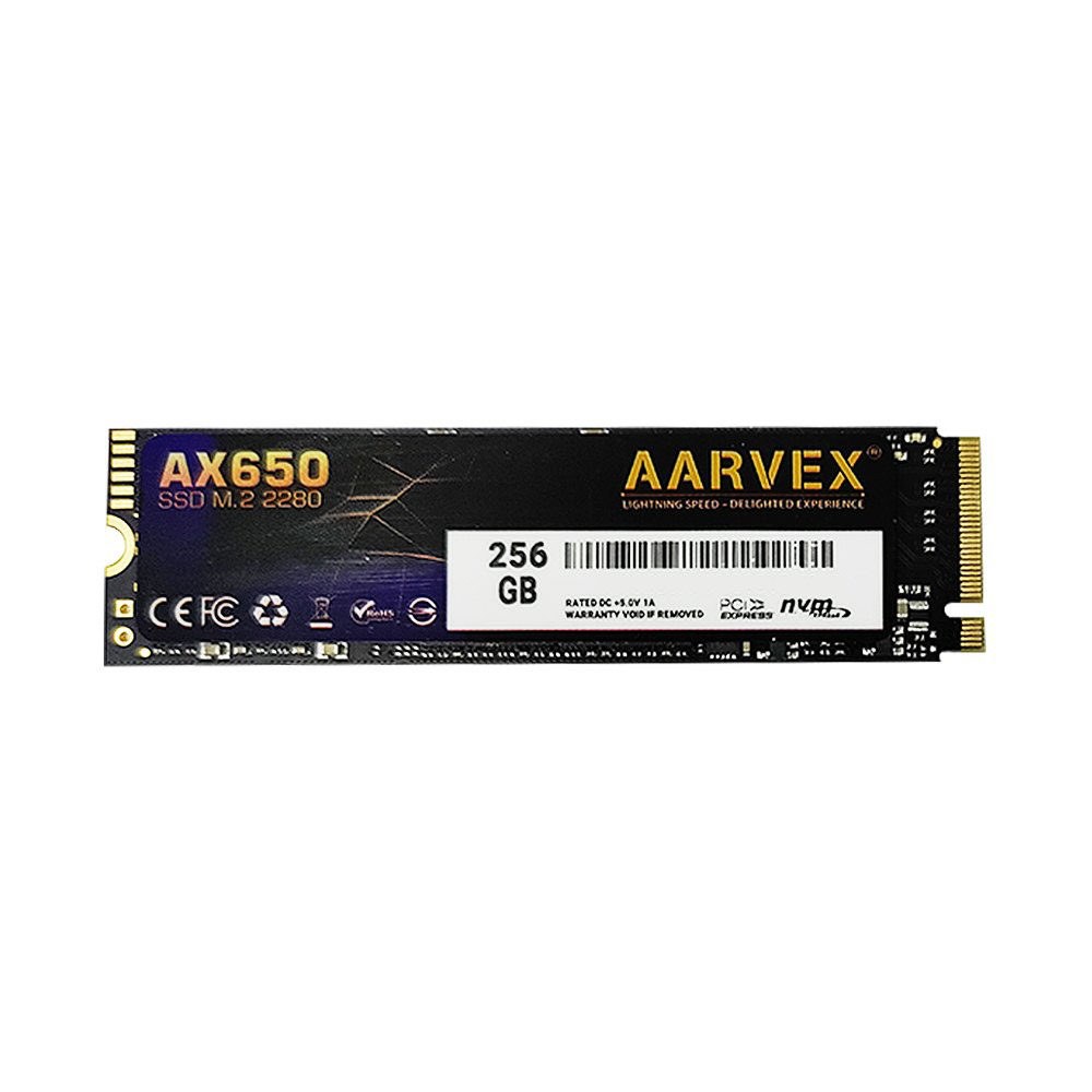 Aarvex AX650 256GB NVME M.2 Internal SSD