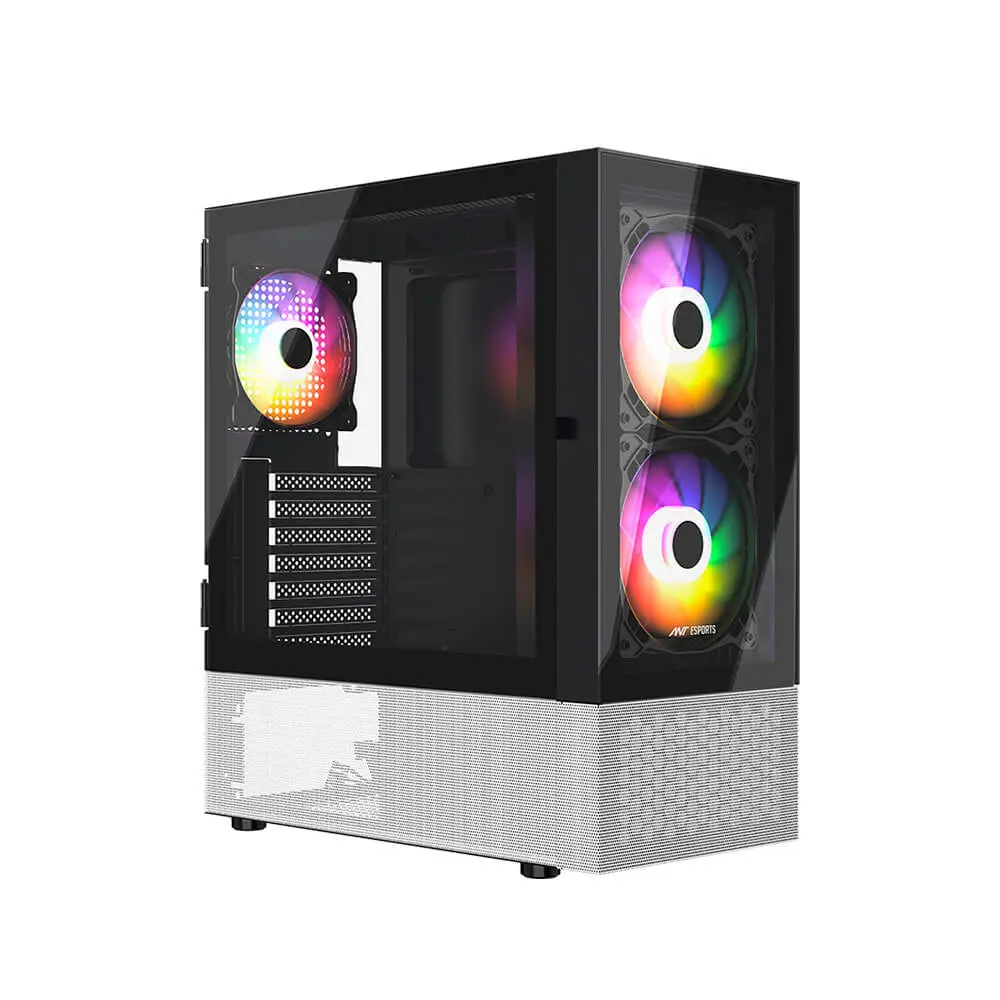 Ant Esports Pepper 5F ARGB Mid Tower Gaming Cabinet – Black