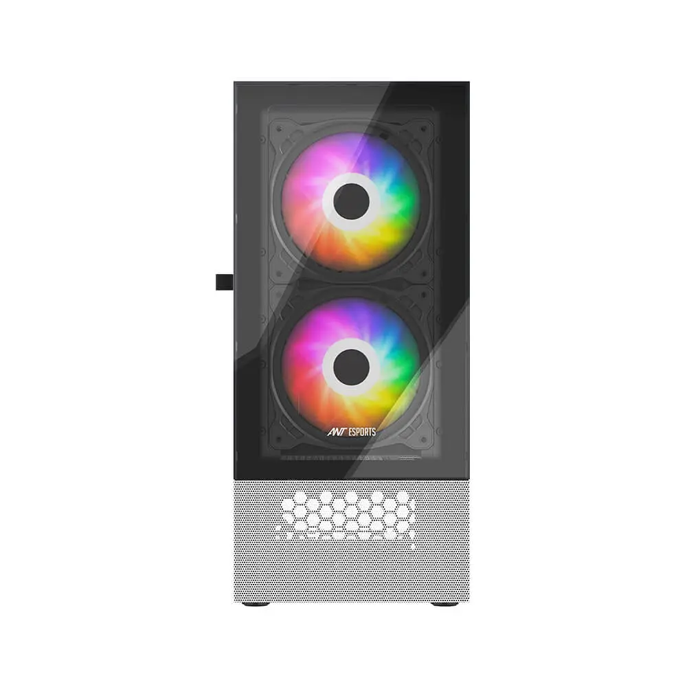 Ant Esports Pepper 5F ARGB Mid Tower Gaming Cabinet - Black-2