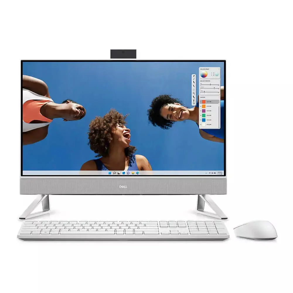 Dell Inspiron 5430 All-in-One Desktop – 23.8 inch FHD Display, Core 7 150U, 1TB SSD, 16GB DDR4 RAM