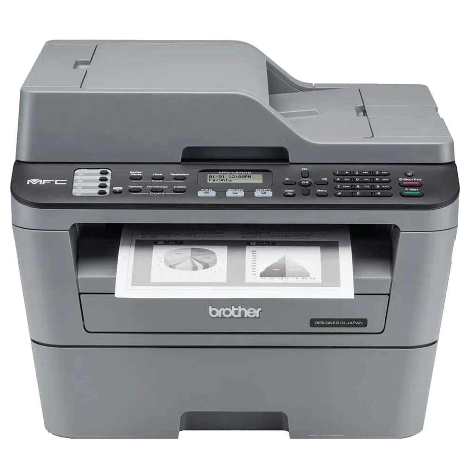 Brother MFC-L2701D Monochrome Multi-Function Laser Printer