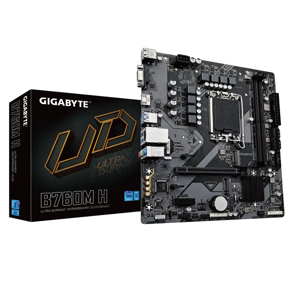 Gigabyte B760M H DDR5 Micro ATX Motherboard (rev. 1.0)-1