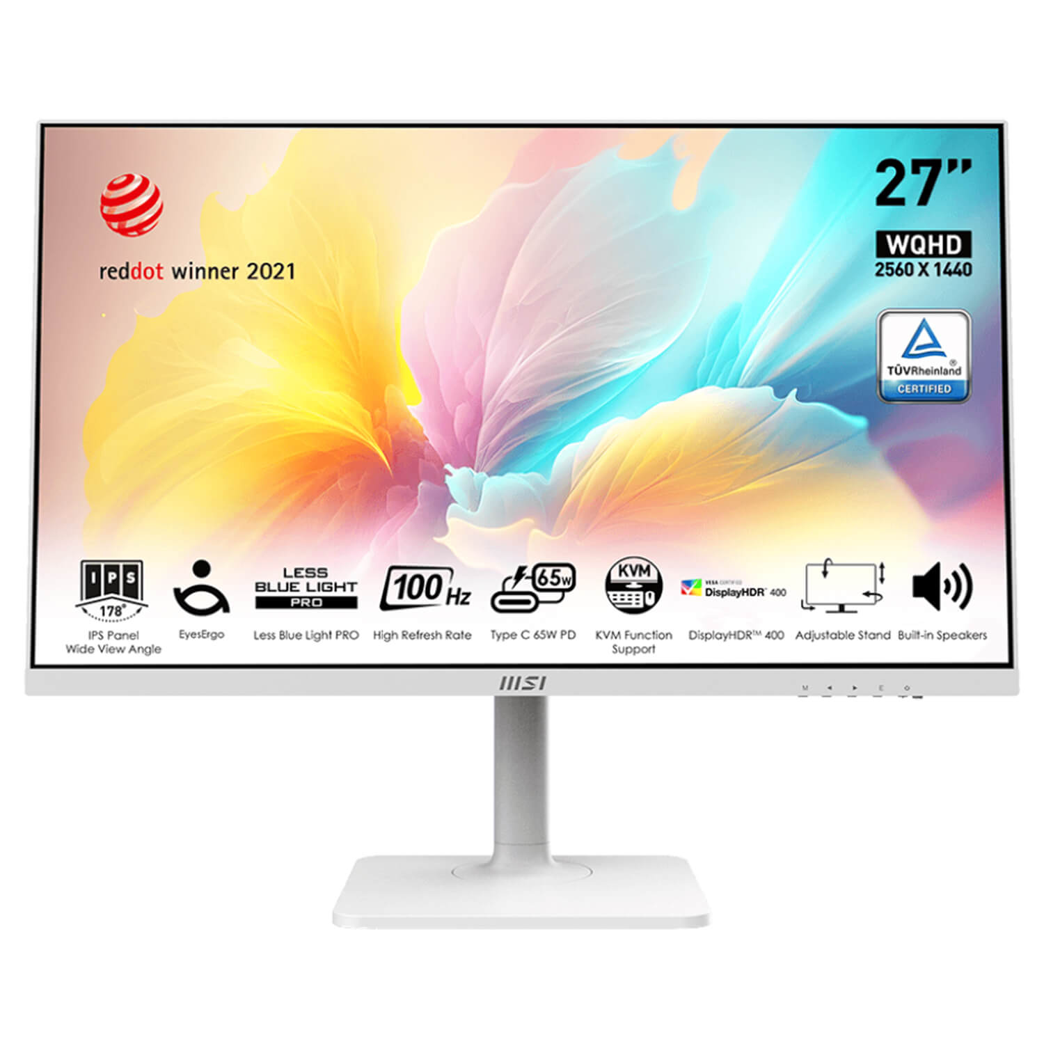 MSI Modern MD272QXPW 27 inch WQHD Monitor