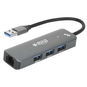 EiRA TEK USB Type-A to 3 USB Hub With LAN Port-1