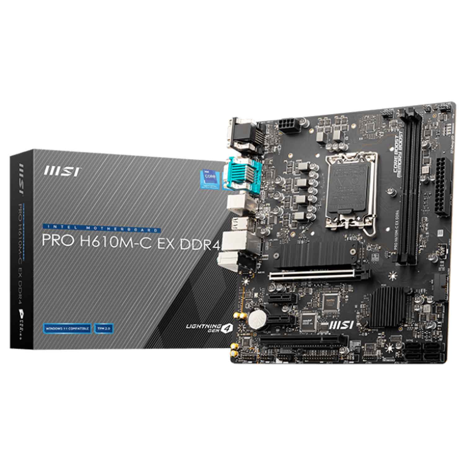 MSI PRO H610M-C EX DDR4 M-ATX Motherboard