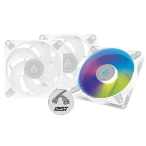 Arctic P12 PWM PST A-RGB 120mm Fan (White) - 3 Pack
