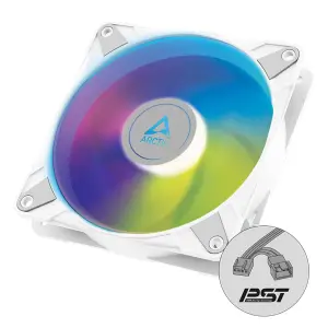 Arctic P14 PWM PST A-RGB 140mm Case Fan - White