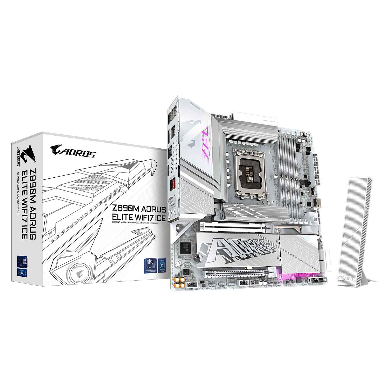 Gigabyte Z890M Aorus Elite WiFi 7 Ice Micro ATX Motherboard