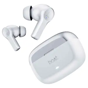 boAT Nirvana Lucid Wireless Earbuds - Zinc White