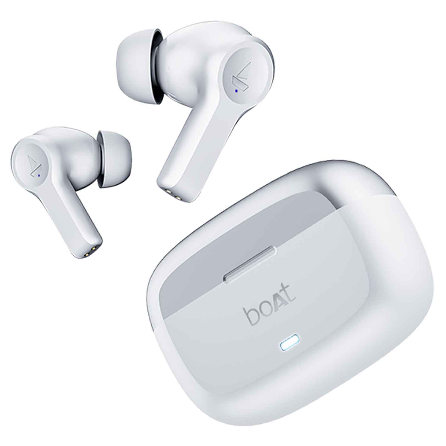 boAT Nirvana Lucid Wireless Earbuds – Zinc White