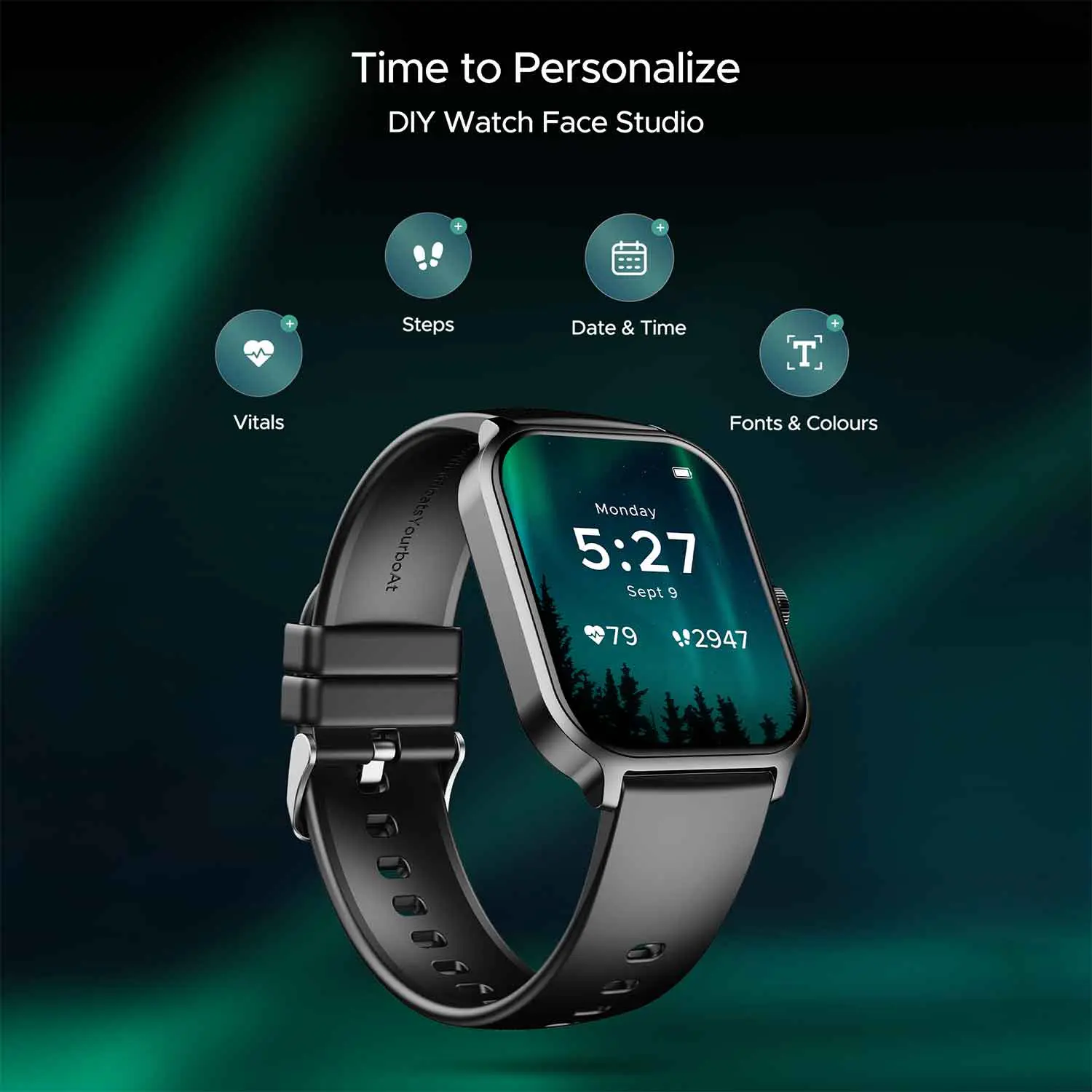 boAt Storm Call 3 Plus Bluetooth Calling Smartwatch - Active Black