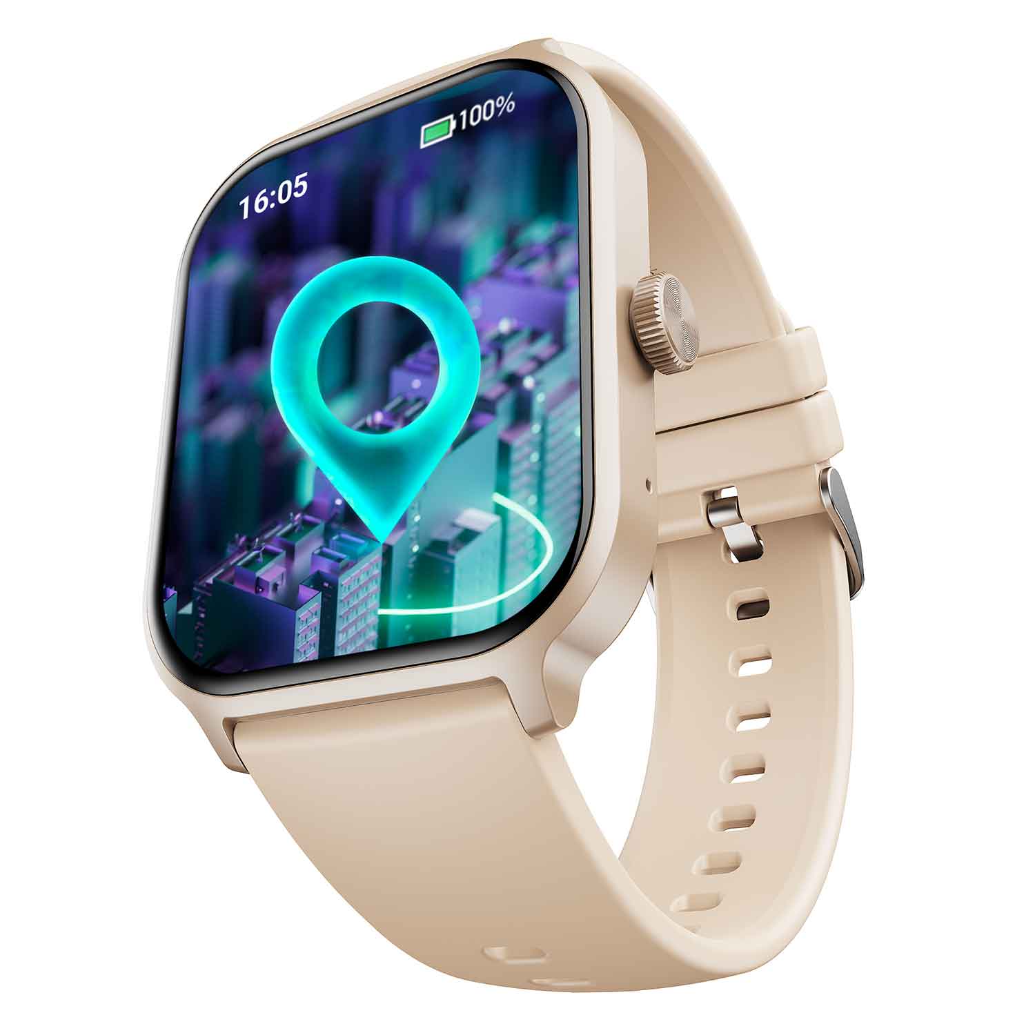 boAt Storm Call 3 Plus Bluetooth Calling Smartwatch – Salmon Peach