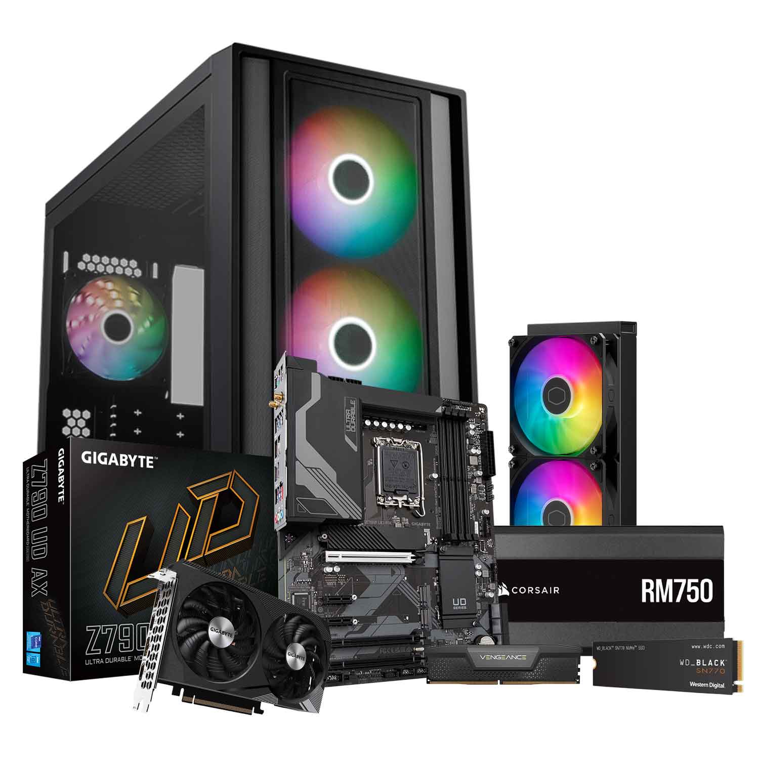 High-End Desktop for Gaming – 5 | Intel Core i9, 32GB DDR5 RAM, 1TB SSD, RTX 3060 OC 12GB GPU