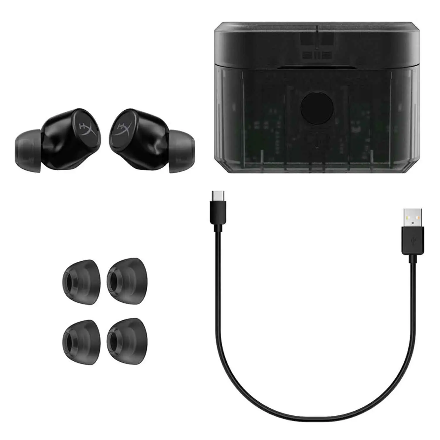 HyperX Cirro Buds Pro Wireless Earbuds - Black - Image 5
