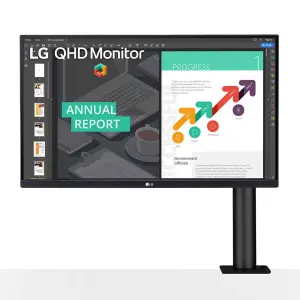 LG 27QN880-B 27 Inch QHD Ergo LCD Monitor-1