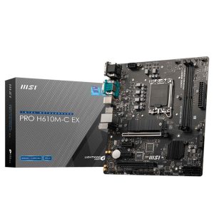 MSI Pro H610M-C EX Micro ATX Motherboard-1