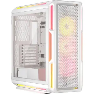 CORSAIR iCUE LINK 5000T LX RGB Mid-Tower High Performance PC Cabinet - White-1