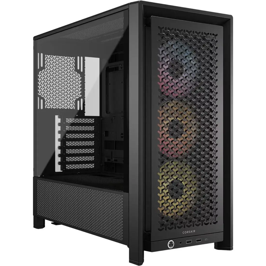 Corsair Frame 4000D RS ARGB Modular Mid-Tower Gaming PC Cabinet – Black