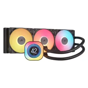 Corsair iCUE LINK TITAN 360 RX LCD RGB Liquid CPU Cooler-Black-1