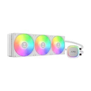 Gamdias Aura GL360 V2 360mm ARGB Liquid Cooler - White-1